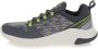 Emporio Armani EA7 Iron Gate Sneakers Ronde Neus Vetersluiting Gray Heren - Thumbnail 3