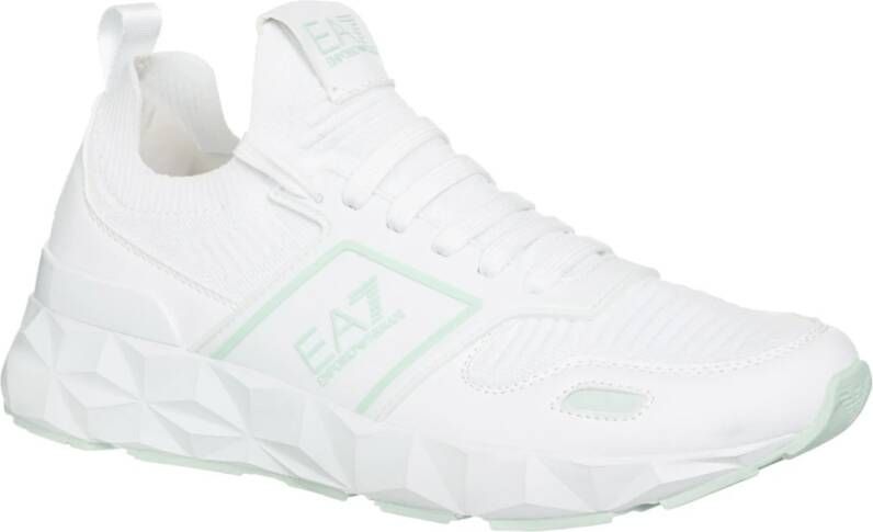 Emporio Armani EA7 Dames Veterschoenen White Dames