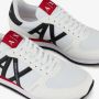 Armani Exchange Wit Logo Lage Top Sneakers White Heren - Thumbnail 10