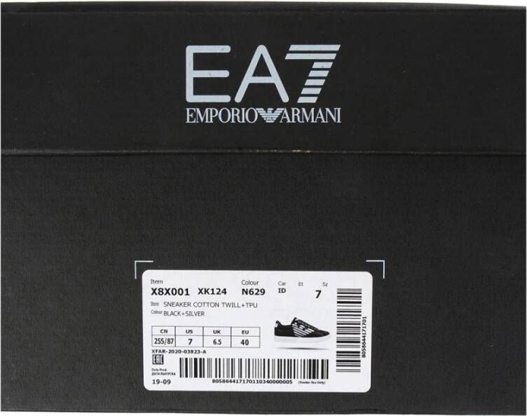 Emporio Armani EA7 Sneakers Zwart Heren