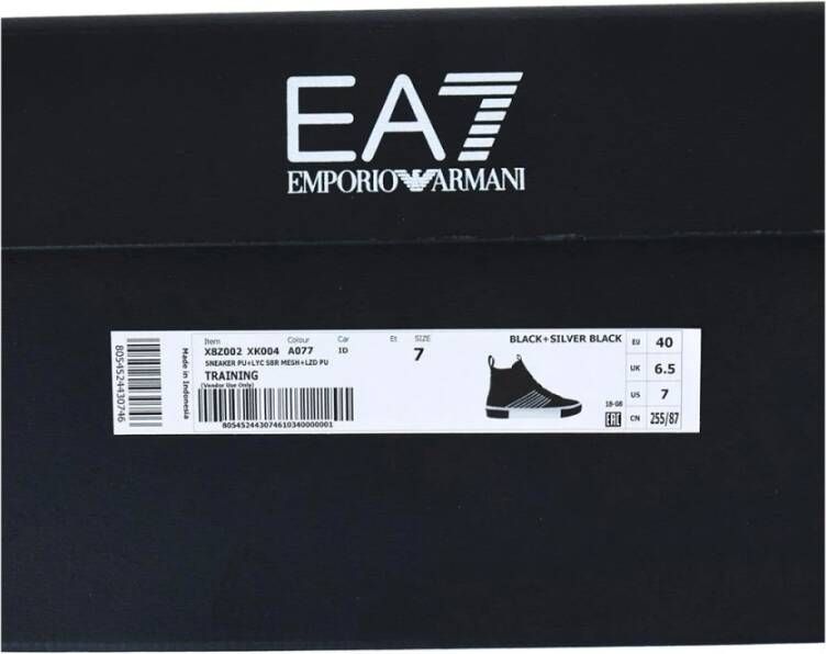 Emporio Armani EA7 Sneakers Zwart Heren