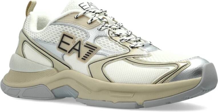 Emporio Armani EA7 Sportschoenen Beige Heren