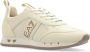 Emporio Armani EA7 Sportschoenen met logo Beige Dames - Thumbnail 4