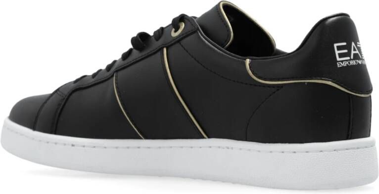 Emporio Armani EA7 Sportschoenen met logo Black Heren