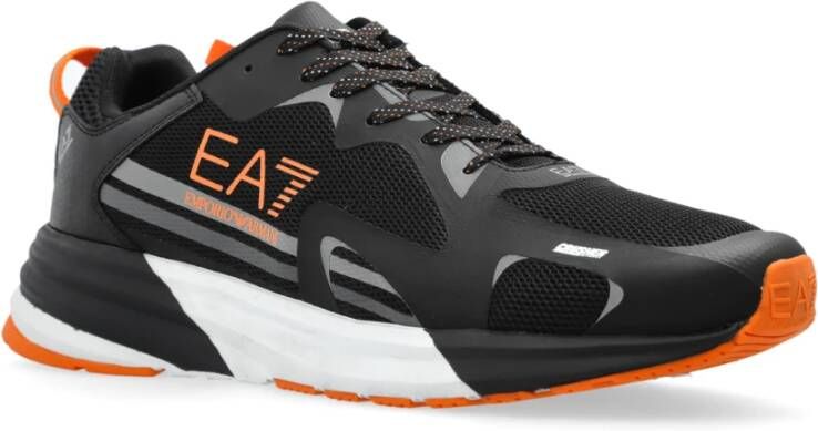 Emporio Armani EA7 Sportschoenen met logo Black Heren