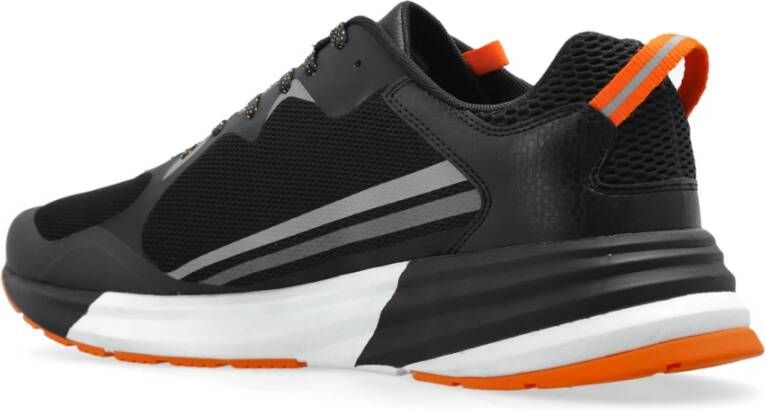 Emporio Armani EA7 Sportschoenen met logo Black Heren