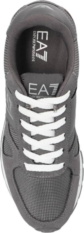 Emporio Armani EA7 Sportschoenen met logo Gray Dames