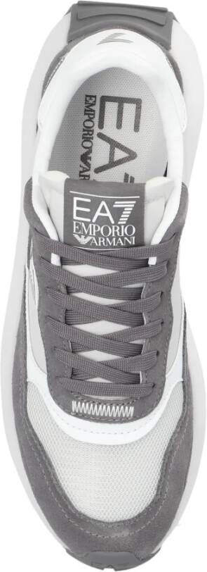 Emporio Armani EA7 Sportschoenen met logo Gray Dames