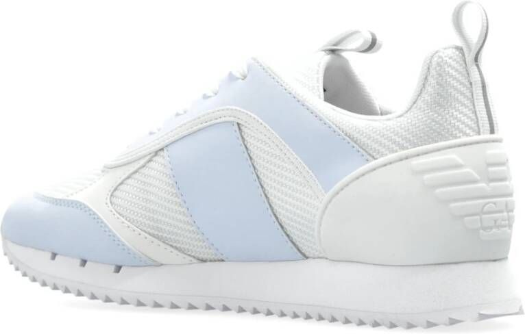 Emporio Armani EA7 Sportschoenen met logo White Dames