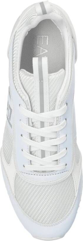 Emporio Armani EA7 Sportschoenen met logo White Dames