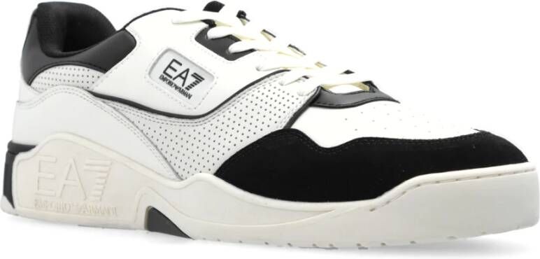 Emporio Armani EA7 Sportschoenen met logo White Heren