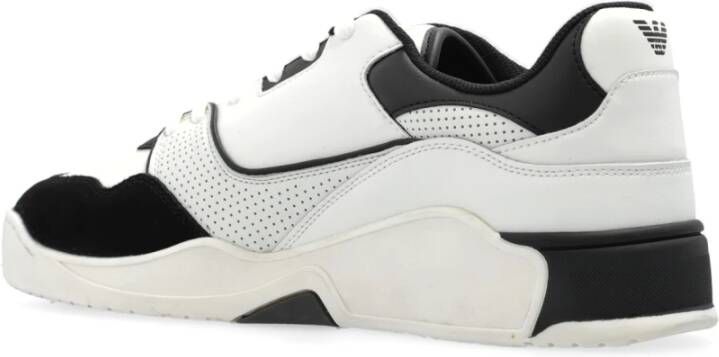 Emporio Armani EA7 Sportschoenen met logo White Heren