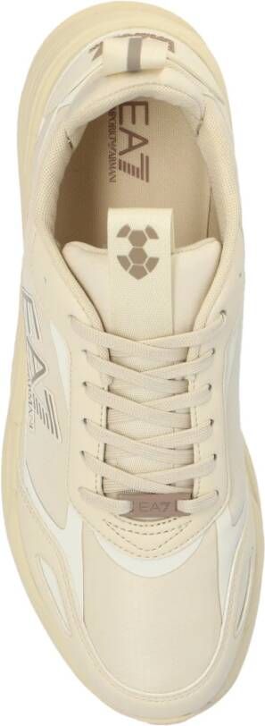 Emporio Armani EA7 Sportschoenen met veters Beige Heren