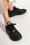 Emporio Ar i EA7 Eenvoudige Vetersneakers Black - Thumbnail 14