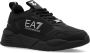 Emporio Ar i EA7 Eenvoudige Vetersneakers Black - Thumbnail 16