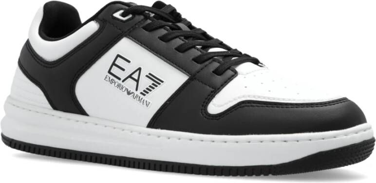 Emporio Armani EA7 Sportschoenen met veters White Heren