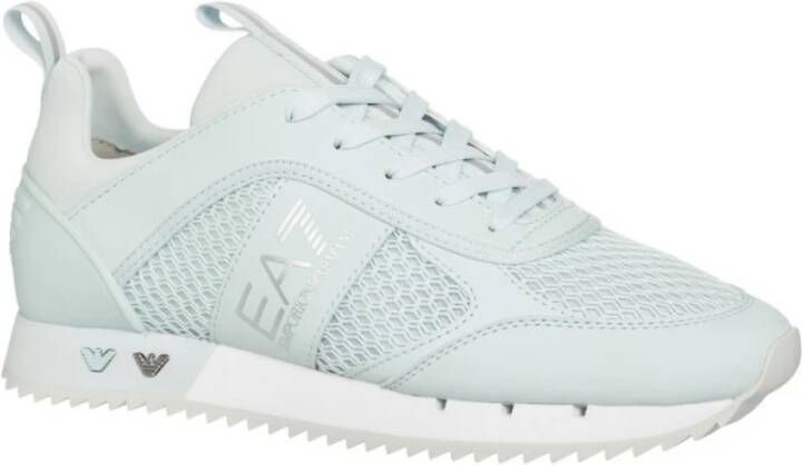 Emporio Armani EA7 Stijlvolle Heren Sneakers Hoge Kwaliteit Blue Heren