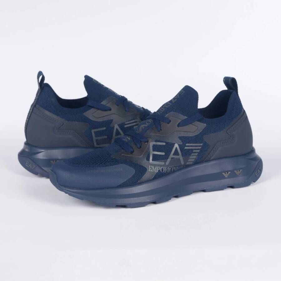 Emporio Armani EA7 Stijlvolle Heren Sportschoenen Blue Heren