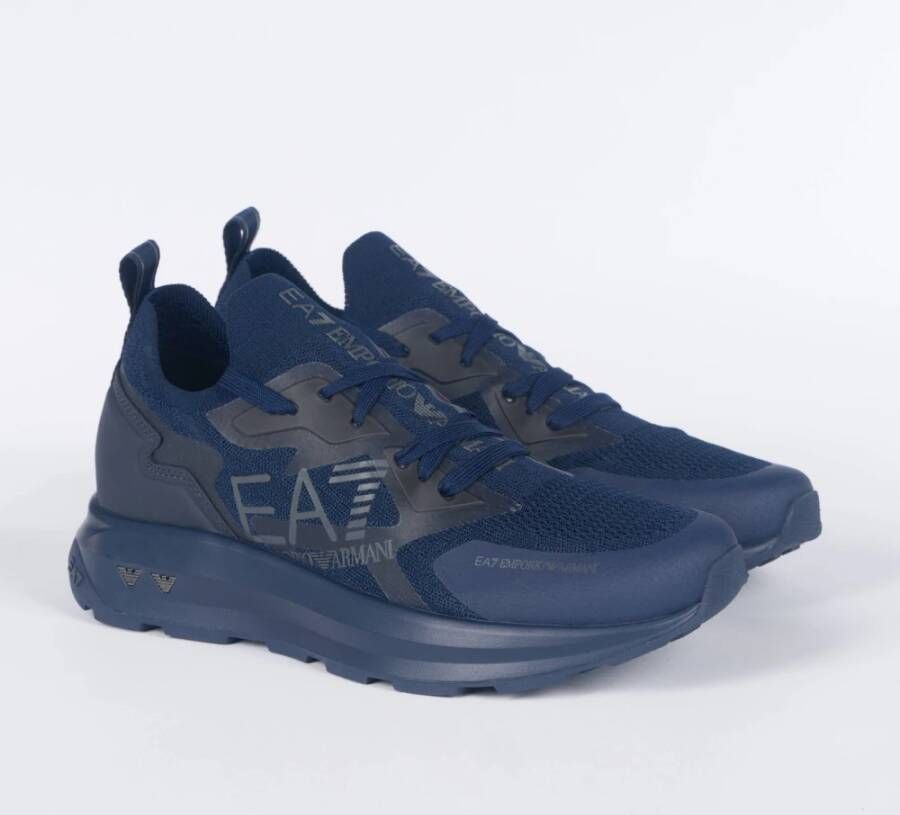 Emporio Armani EA7 Stijlvolle Heren Sportschoenen Blue Heren