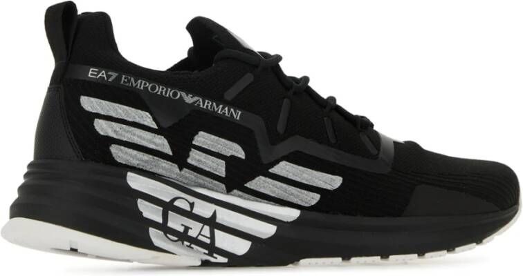 Emporio Armani EA7 Stijlvolle Sneakers voor Dagelijks Gebruik Black Heren