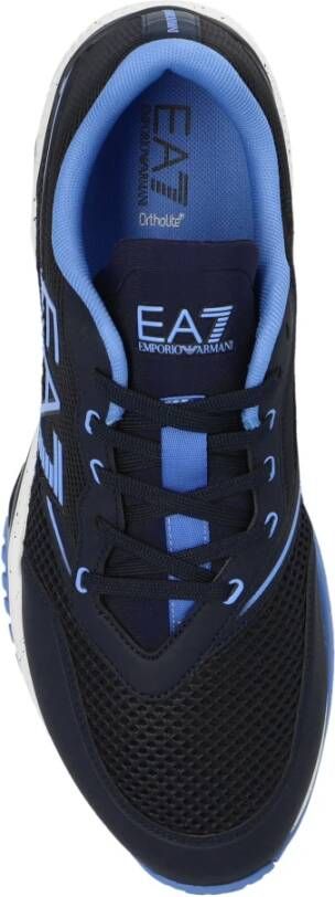 Emporio Armani EA7 Vetersneakers Blue Heren