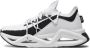 Emporio Armani EA7 Witte en zwarte sneakers polyester samenstelling White Heren - Thumbnail 2