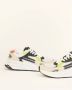 Emporio Armani EA7 Witte Sneakers Sonic Mix Hardloopschoenen Multicolor Heren - Thumbnail 4