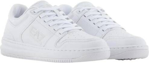 Emporio Armani EA7 Witte Sneakers Stijlvol Comfortabele Schoenen White Heren