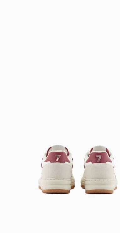 Emporio Armani EA7 Witte Sneakers voor Heren Stijlvol Model White Heren