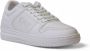 Emporio Ar i EA7 Witte Sneakers Ronde Neus Vetersluiting White - Thumbnail 4