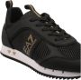 Emporio Armani EA7 X8X185 Lifestyle Sneakers Zwart Goud Wit Black Heren - Thumbnail 4