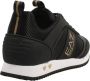 Emporio Armani EA7 X8X185 Lifestyle Sneakers Zwart Goud Wit Black Heren - Thumbnail 5