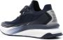 Emporio Armani EA7 Zwarte Gebreide Sneakers met Logopatch Black Heren - Thumbnail 4