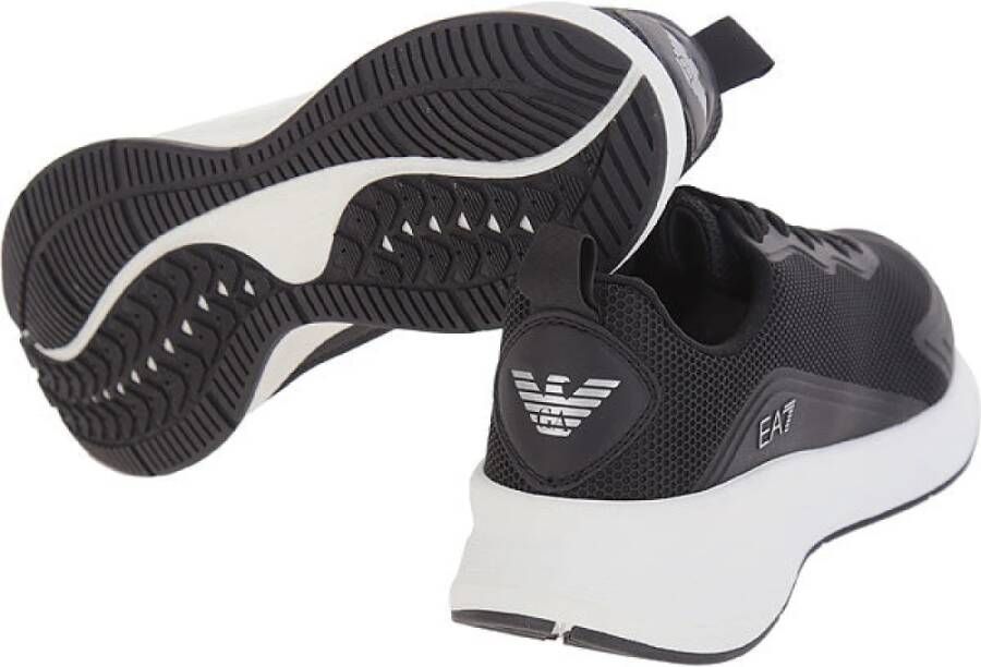 Emporio Armani EA7 Zwarte Sneakers Aw23 Black Heren