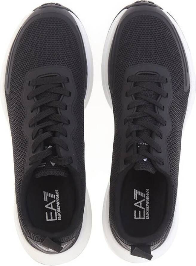 Emporio Armani EA7 Zwarte Sneakers Aw23 Black Heren