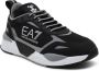 Emporio Armani EA7 Zwarte Sneakers Gedrukt Logo Ronde Neus Black Heren - Thumbnail 9