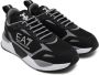 Emporio Armani EA7 Zwarte Sneakers Gedrukt Logo Ronde Neus Black Heren - Thumbnail 10