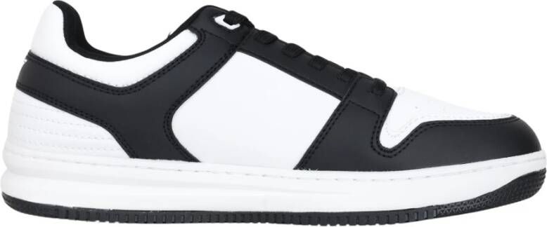 Emporio Armani EA7 Zwarte Sneakers met Logodetail Black Heren