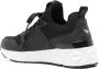 Emporio Armani EA7 Zwarte Sneakers Textuurafwerking Paneelontwerp Black Dames - Thumbnail 8