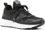 Emporio Armani EA7 Zwarte Sneakers Textuurafwerking Paneelontwerp Black Dames - Thumbnail 9