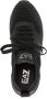 Emporio Armani EA7 Zwarte Sneakers Textuurafwerking Paneelontwerp Black Dames - Thumbnail 10