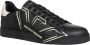 Emporio Armani Eenvoudige Vetersneakers Black Heren - Thumbnail 7