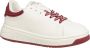 Emporio Armani Eenvoudige Vetersneakers White Dames - Thumbnail 3