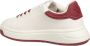 Emporio Armani Eenvoudige Vetersneakers White Dames - Thumbnail 4