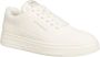 Emporio Armani Eenvoudige Vetersneakers White Dames - Thumbnail 3