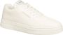 Emporio Armani Eenvoudige Vetersneakers White Heren - Thumbnail 3