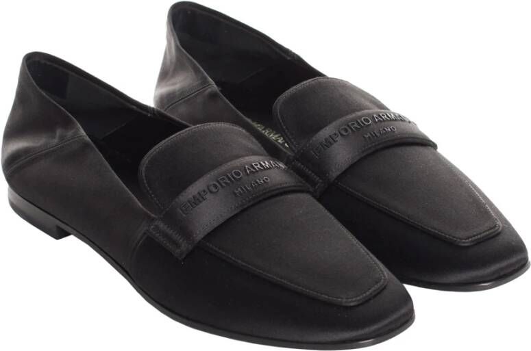 Emporio Armani Elegante Moderne Dames Loafers Black Dames