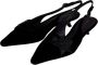 Emporio Armani Fluwelen Ster Sandalen met Verstelbare Band Black Dames - Thumbnail 2