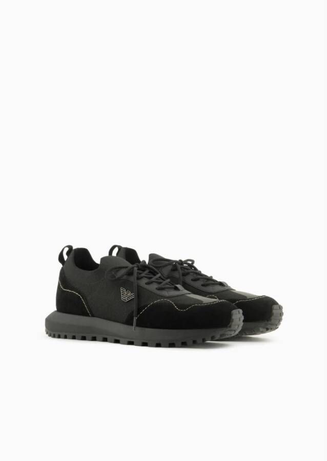 Emporio Armani Heren Sneaker X4X659Xr105Nero K001 Black Heren