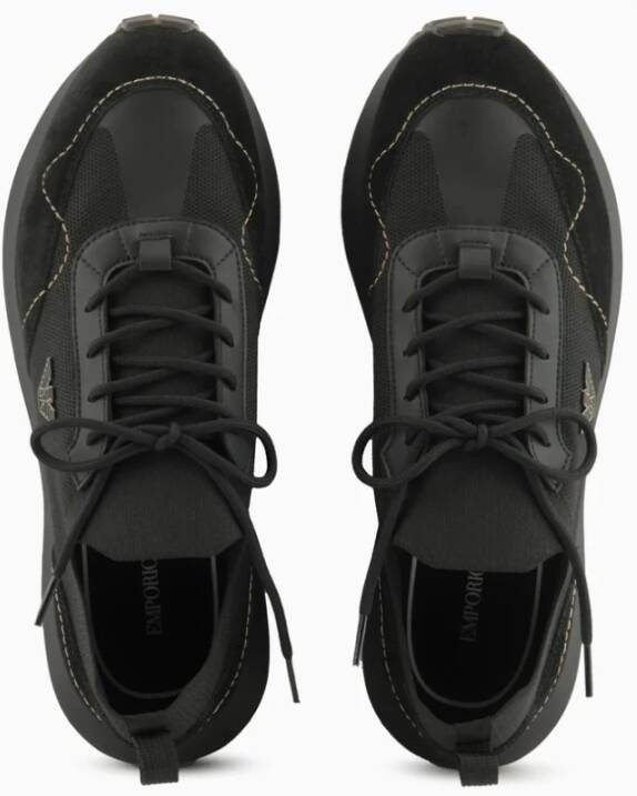 Emporio Armani Heren Sneaker X4X659Xr105Nero K001 Black Heren